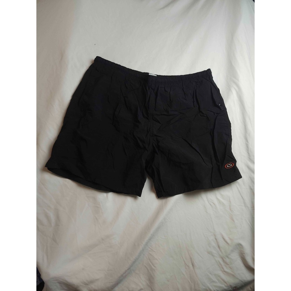 Vintage 90s Gotcha Swim Shorts Mens XL Black Coastal Grunge Surfcore Beachwear